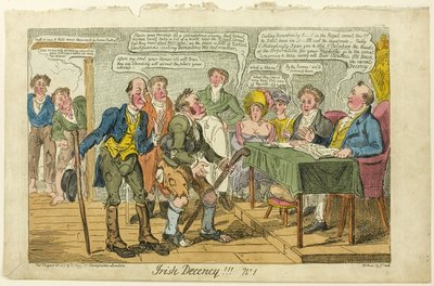 Iers fatsoen ! ! nr. 1 door George Cruikshank