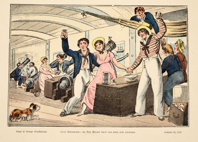 Jack Steadfast; of, Het hart dat voor een ander kan voelen, uitgegeven 1807 door George Cruikshank