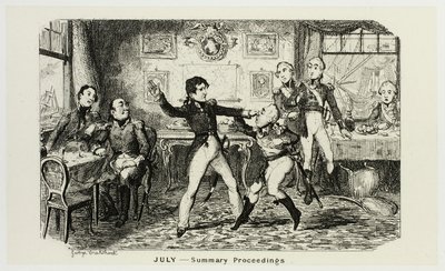 Juli - Samenvatting Proceedings van George Cruikshank