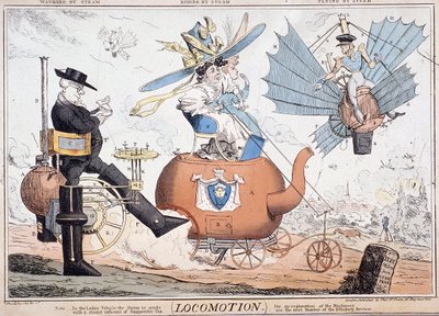Locomotion, Londen, ca. 1820 door George Cruikshank