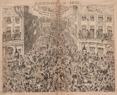 Londen door George Cruikshank