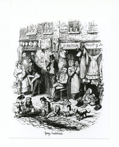 Monmouth Street, c.1836 door George Cruikshank
