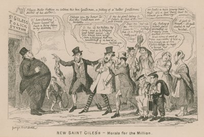 Nieuwe Saint Giles door George Cruikshank