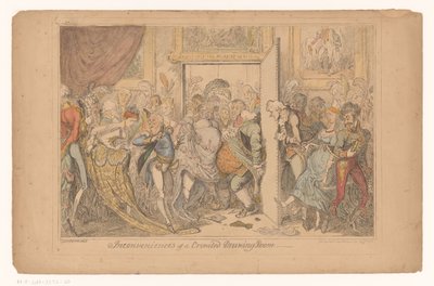 Overvol salon door George Cruikshank