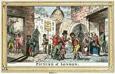 Afbeelding van Londen door George Cruikshank