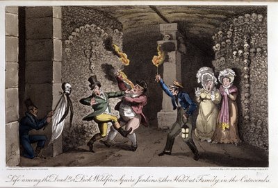 Wandeling in de catacomben - in 