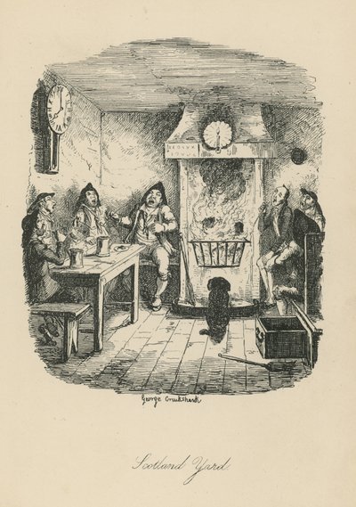 Scotland Yard door George Cruikshank door George Cruikshank