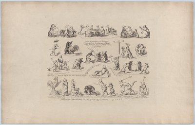 Enkele van de Drolleries van de Grote Tentoonstelling, 1851 door George Cruikshank