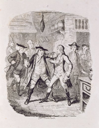 Squire Western grijpt Jones in Upton, uit 