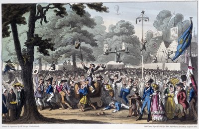 St Louis Fête: la canaille - in Life in Paris door George Cruikshank