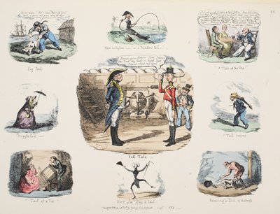 Vertel het, gepubliceerd 1832 door George Cruikshank
