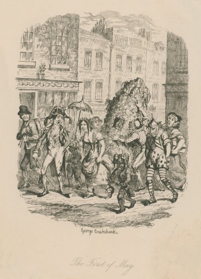 De eerste mei door George Cruikshank