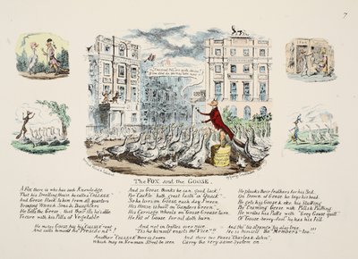 De Vos en de Gans door George Cruikshank