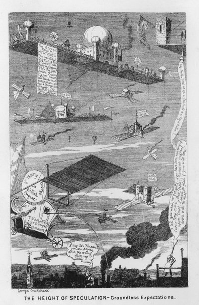 De Hoogte van Speculatie, Grondloze Verwachtingen door George Cruikshank