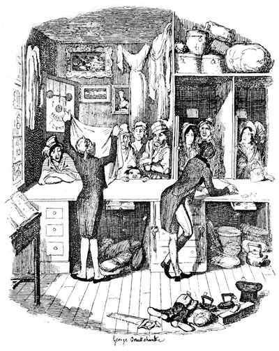 De Pandjeswinkel, ca. 1900 door George Cruikshank