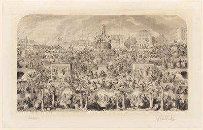 De verering van Bacchus door George Cruikshank