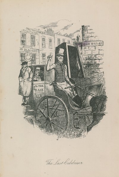De laatste taxichauffeur door George Cruikshank