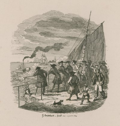 De Promenade, Greenwich Hospital door George Cruikshank