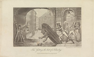 Tom Krijgt het Beste van een Charley door George Cruikshank