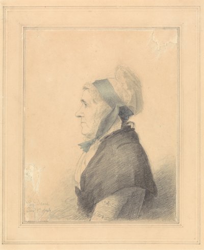 Portret van een Oudere Dame door George Dance