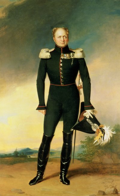 Portret van keizer Alexander I door George Dawe