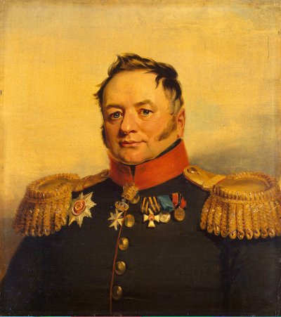 Portret van Pavel Alexeyevich Tuchkov door George Dawe