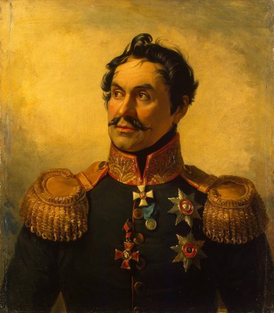 Portret van Yefim Chaplits 1768-1825, voor 1825 door George Dawe