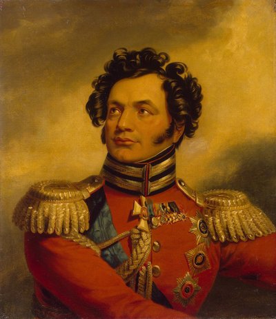 Portret van generaal Fyodor Petrovich Uvarov 1773-1824 door George Dawe