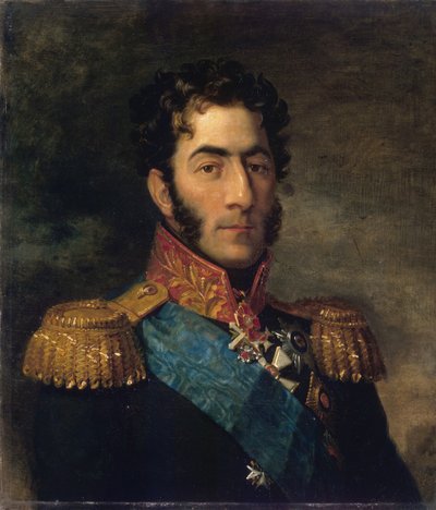 Prins Generaal Pyotr Ivanovich Bagration 1765-1812 door George Dawe