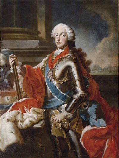 Portret van Maximilian III Joseph 1727-1777, keurvorst van Beieren, midden 18e eeuw door George Desmarées