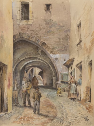 San Remo, 3 januari 1878 door George Douglas Tinling