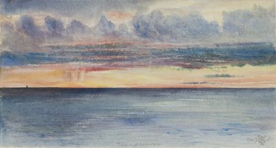 San Remo: zonsopgang, 7.30 uur, 7 december 1877 door George Douglas Tinling