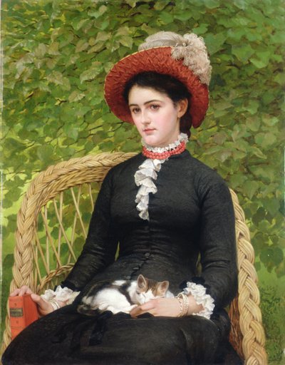Lucy, Dochter van Charles Andrew door George Dunlop Leslie