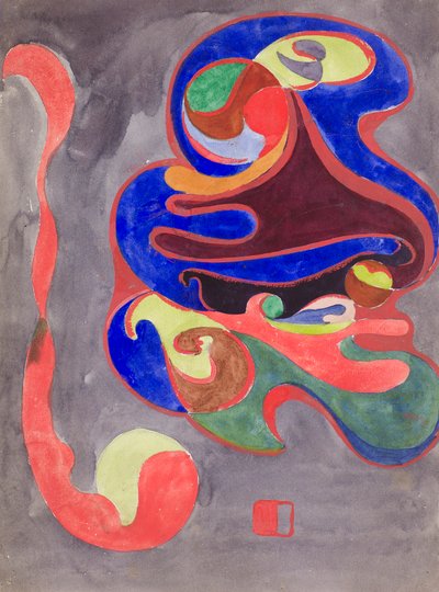 Abstracte Decoratie, ca. 1898 door George Dutch Davidson