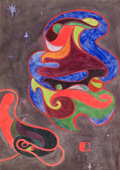 Kosmische Decoratie, c.1898 door George Dutch Davidson