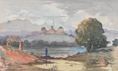 Observatorium, Kaapstad. De residentie van Sir J Maclear, c.1859-62 door George E.L.S. Sanford