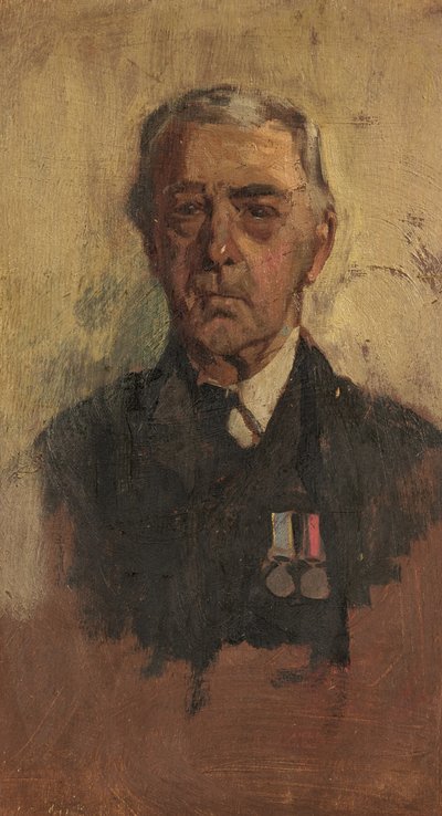 Portret van B. Baxter, 90e & 41e, c.1920 door George Edmund Butler