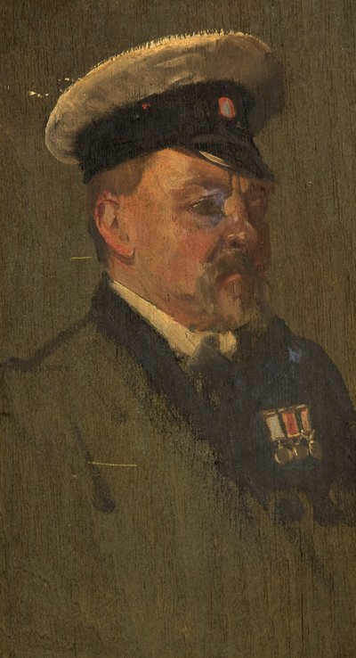 Portret van H. Long, R.N. door George Edmund Butler
