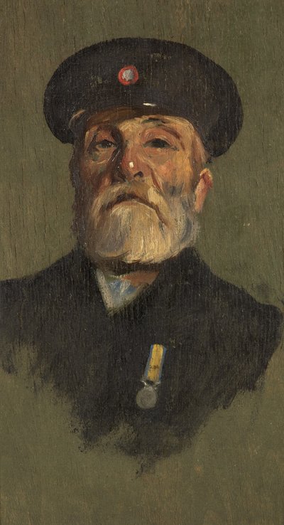 Portret van J. Lasbury, R.M.L.I., c.1920 door George Edmund Butler