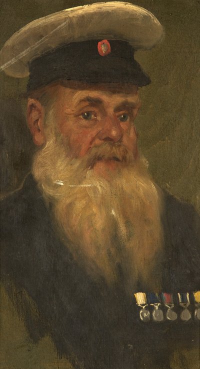 Portret van J. Wilson, R.M.A., ca. 1920 door George Edmund Butler