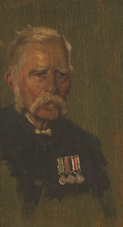 Portret van P. Page, 4e door George Edmund Butler
