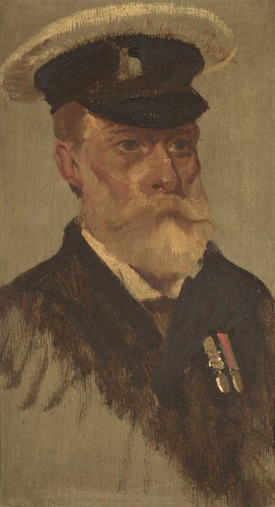 Portret van R. Germain, 4e, c. 1920 door George Edmund Butler