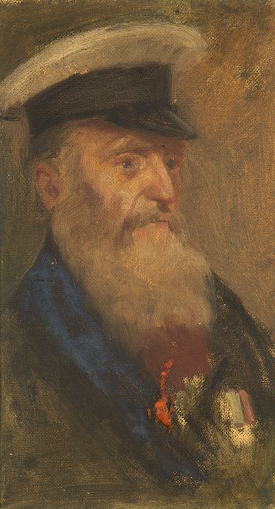 Portret van W. Barnes, 97e, c. 1920 door George Edmund Butler