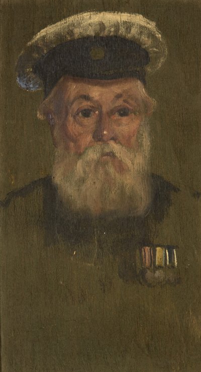 Portret van W. H. McKegg, R.N., c.1920 door George Edmund Butler