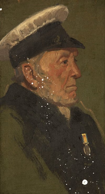 Portret van W. Lavington, R.N., c. 1920 door George Edmund Butler