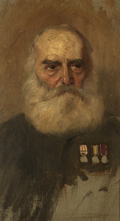 Portret van W. Puttick, R. Bgde door George Edmund Butler