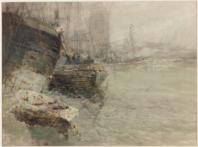 Vissteiger van North Shields door George Edward Horton