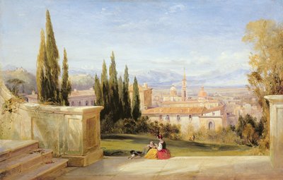 Italiaans Landschap door George Edwards Hering