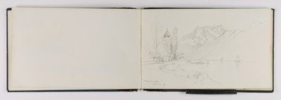 (Schetsboek) Vevey La Tour door George Elbert Burr