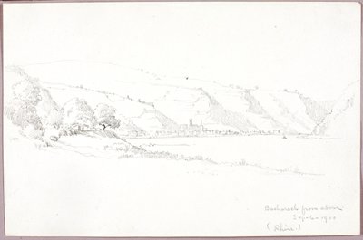 Bacharach van boven (Rijn) door George Elbert Burr